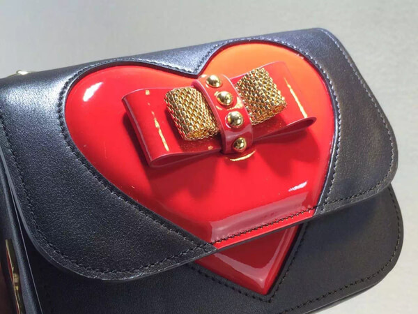 2015新作 ルブタンコピー 【Christian Louboutin】 Sweety Charity Valentines バッグ セール！ハート ポシェット